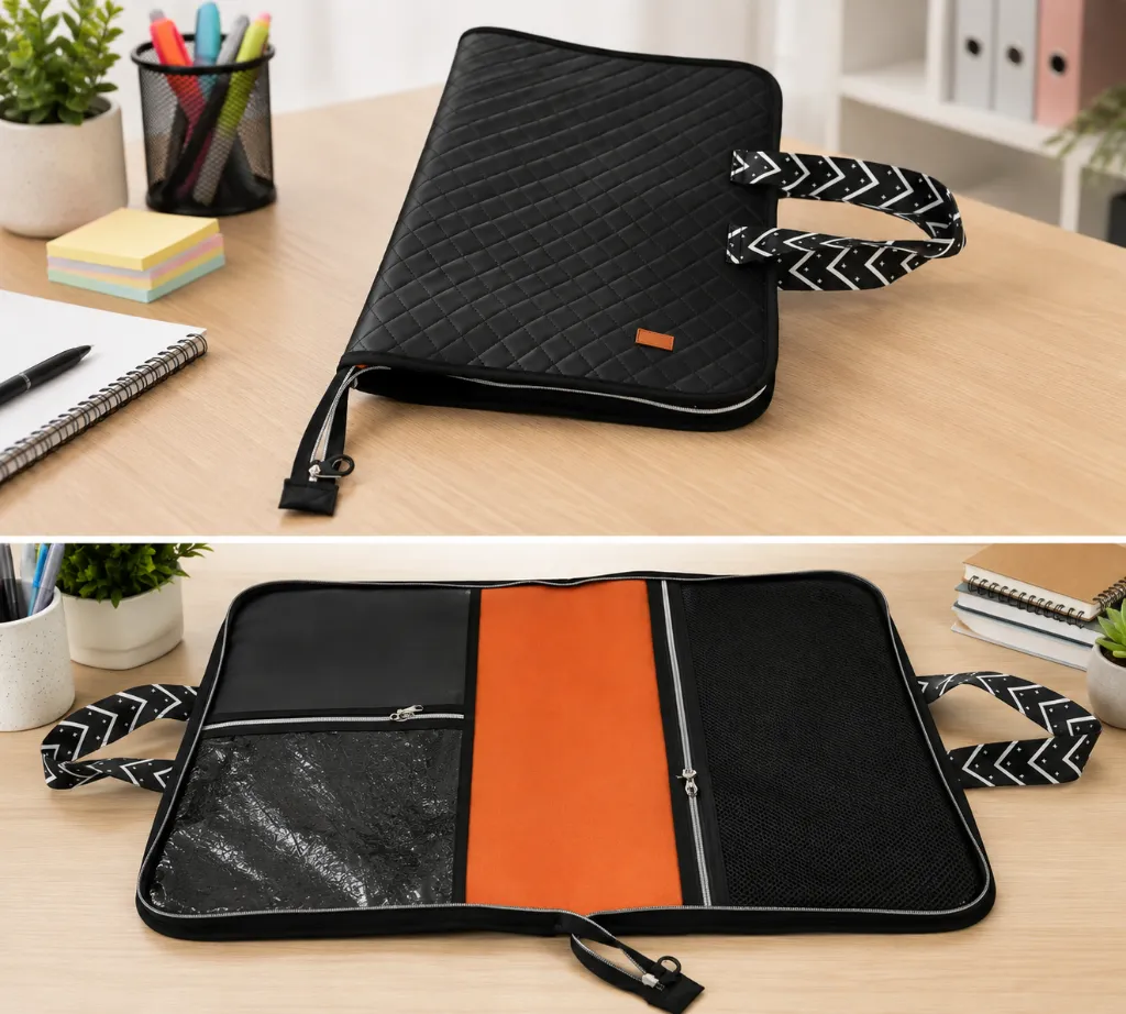 Organizador A4 Negro con Manijas