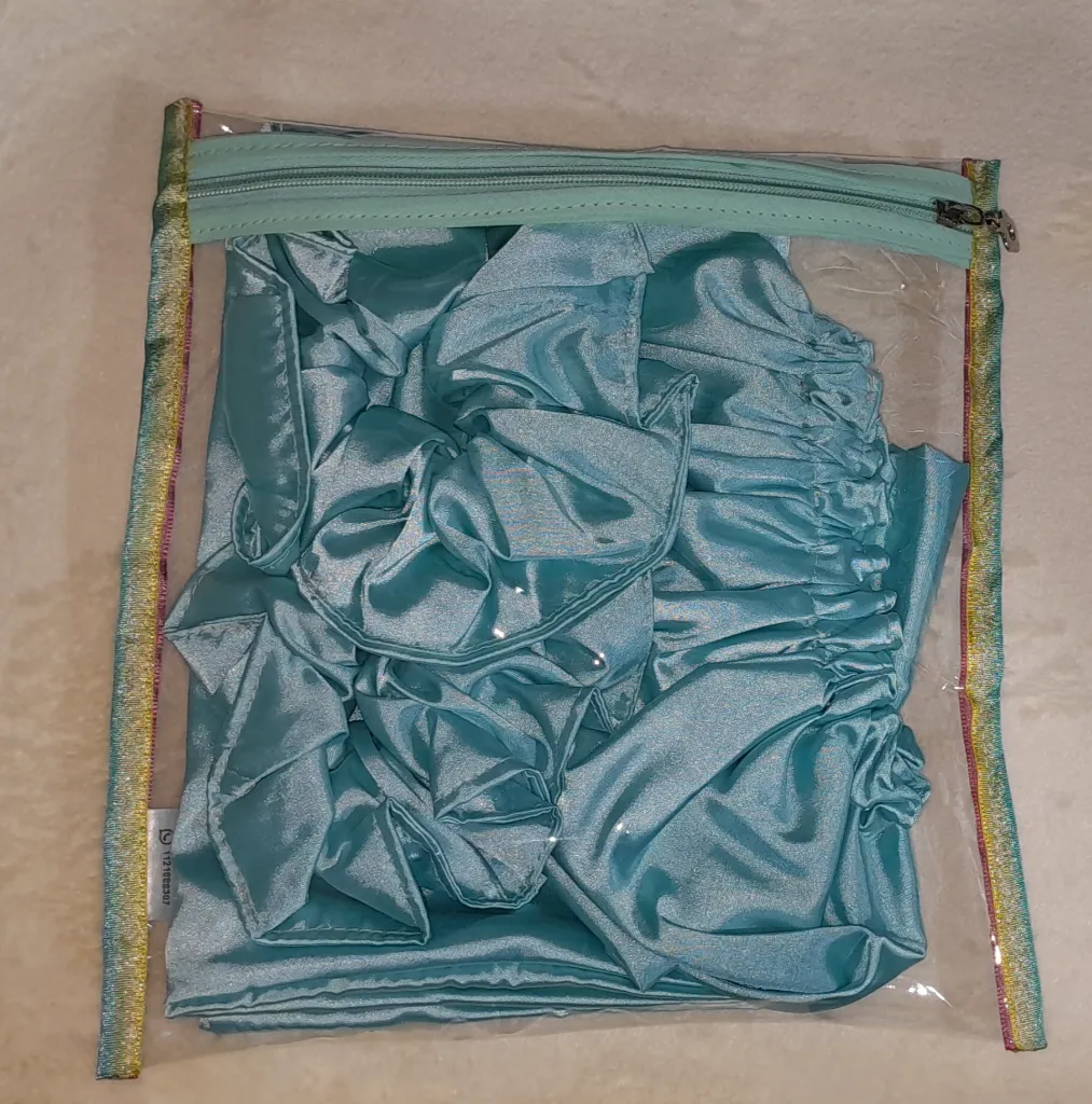 Kit Satén Verde Agua